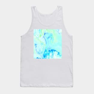 Flowing Blue Marble Tank Top